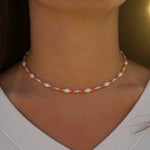 Load image into Gallery viewer, Sweetheart Beaded Choker
