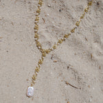 Load image into Gallery viewer, Studded Pearl Lariat
