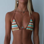 Load image into Gallery viewer, Coco Stripes Triangle Top
