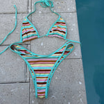 Load image into Gallery viewer, Blue Coco Stripes Classic Bottoms
